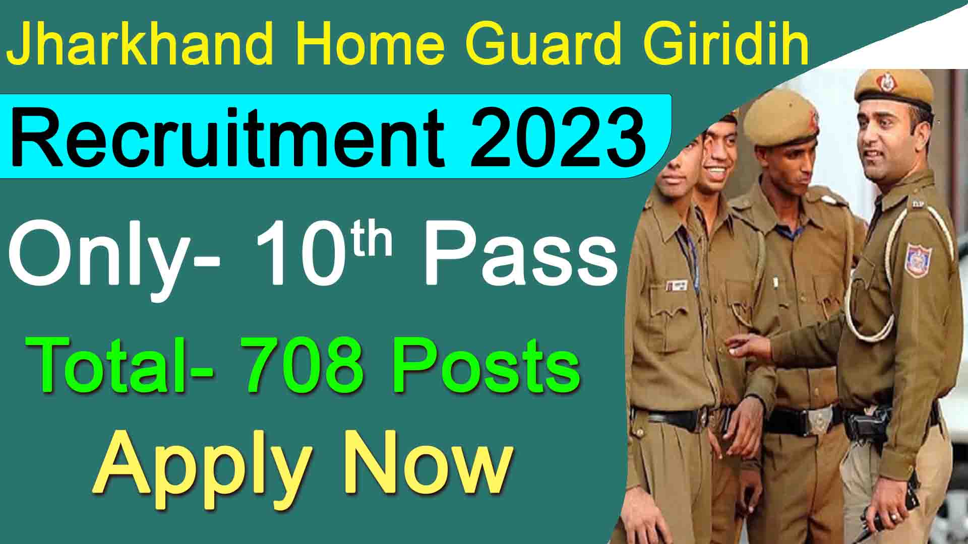 Jharkhand Home Guard Giridih Recruitment Apply Now