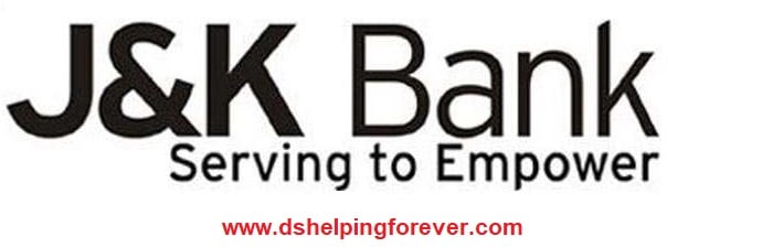 Jammu & Kashmir Bank Recruitment Online Form 2021