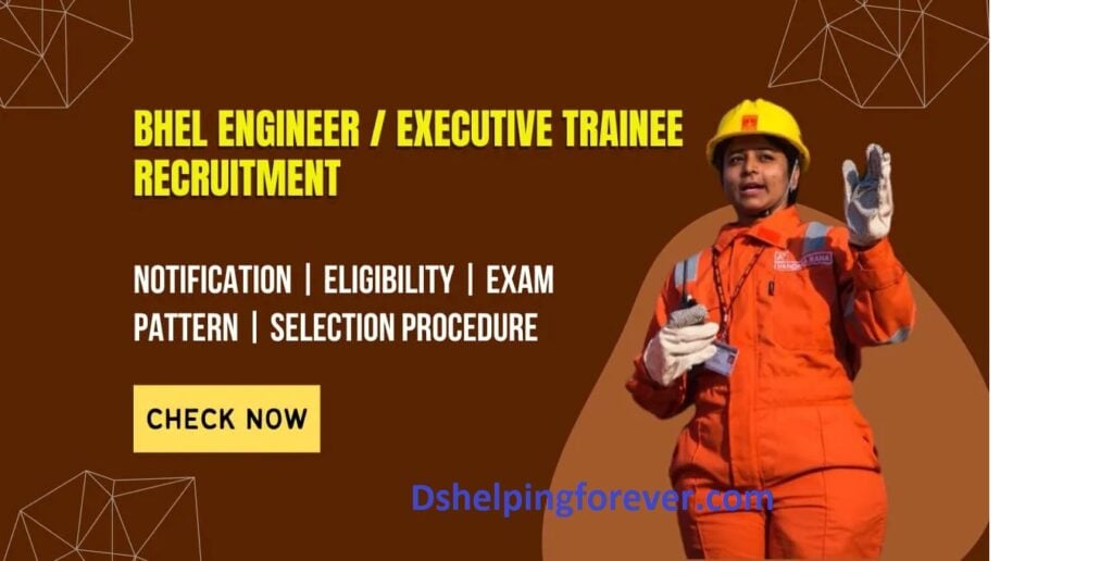 Bhel Engineer Executive Trainee 2022