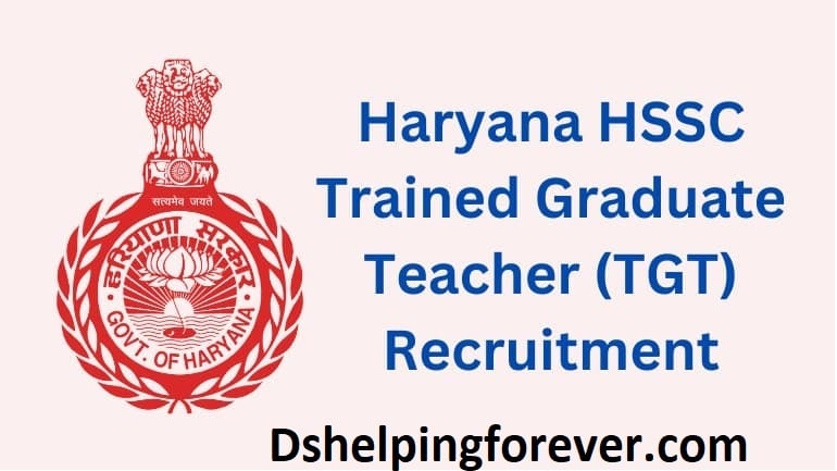 Haryana HSSC TGT Recruitment