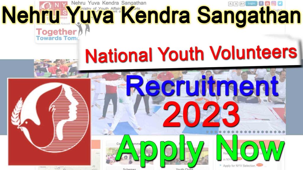 NYKS Volunteers Recruitment 2023