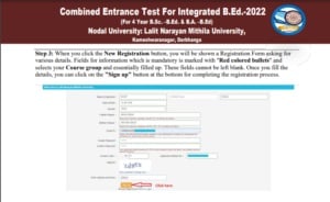 Bihar 4 Years Integrated B.Ed Online Admission Form 2023