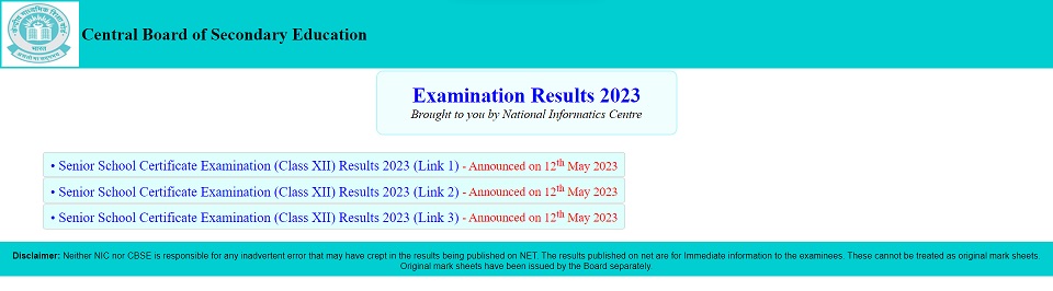 CBSE Result 2023 Check Now