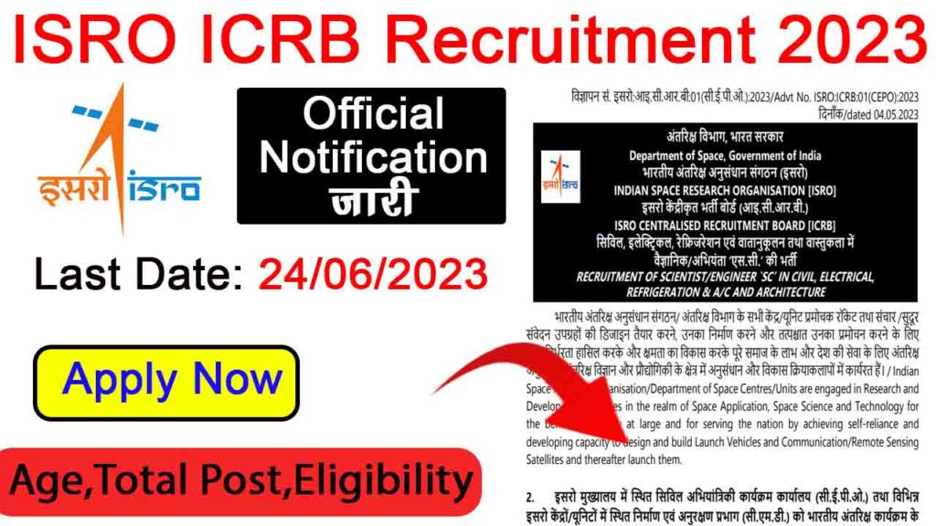 ISRO ICRB Recruitment