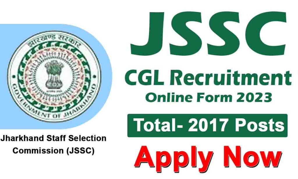 JSSC CGL New Recruitment 2023