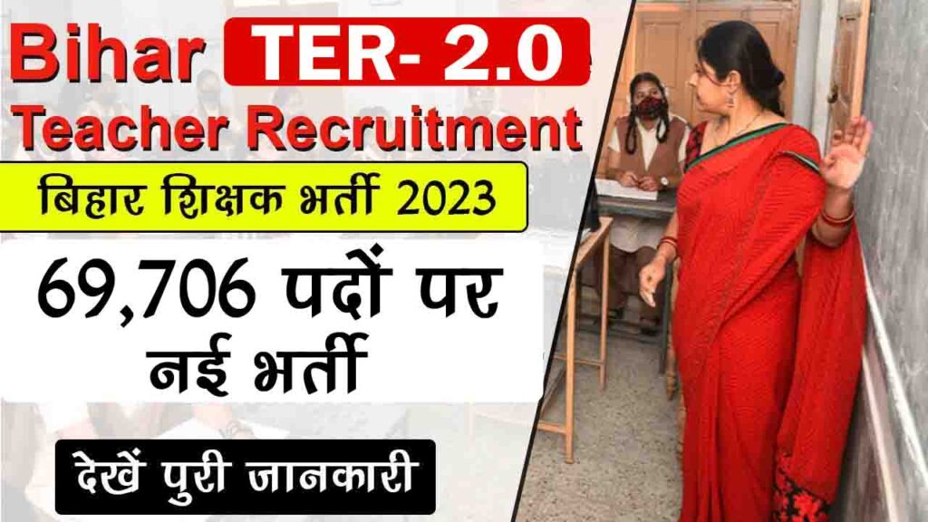 BPSC Bihar Teacher TER 2.0 Recruitment 2023