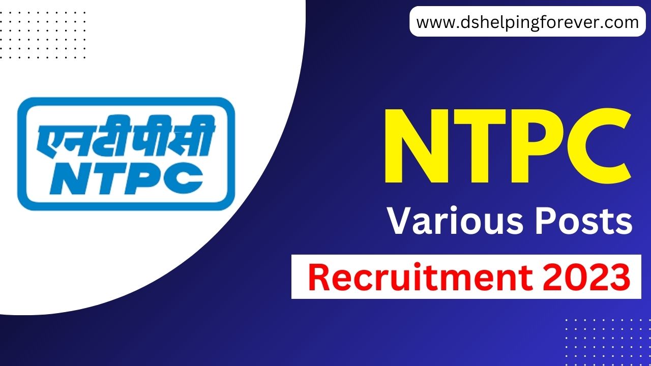 NTPC Recruitment 2023: 30 Executive Trainee (Finance) Posts