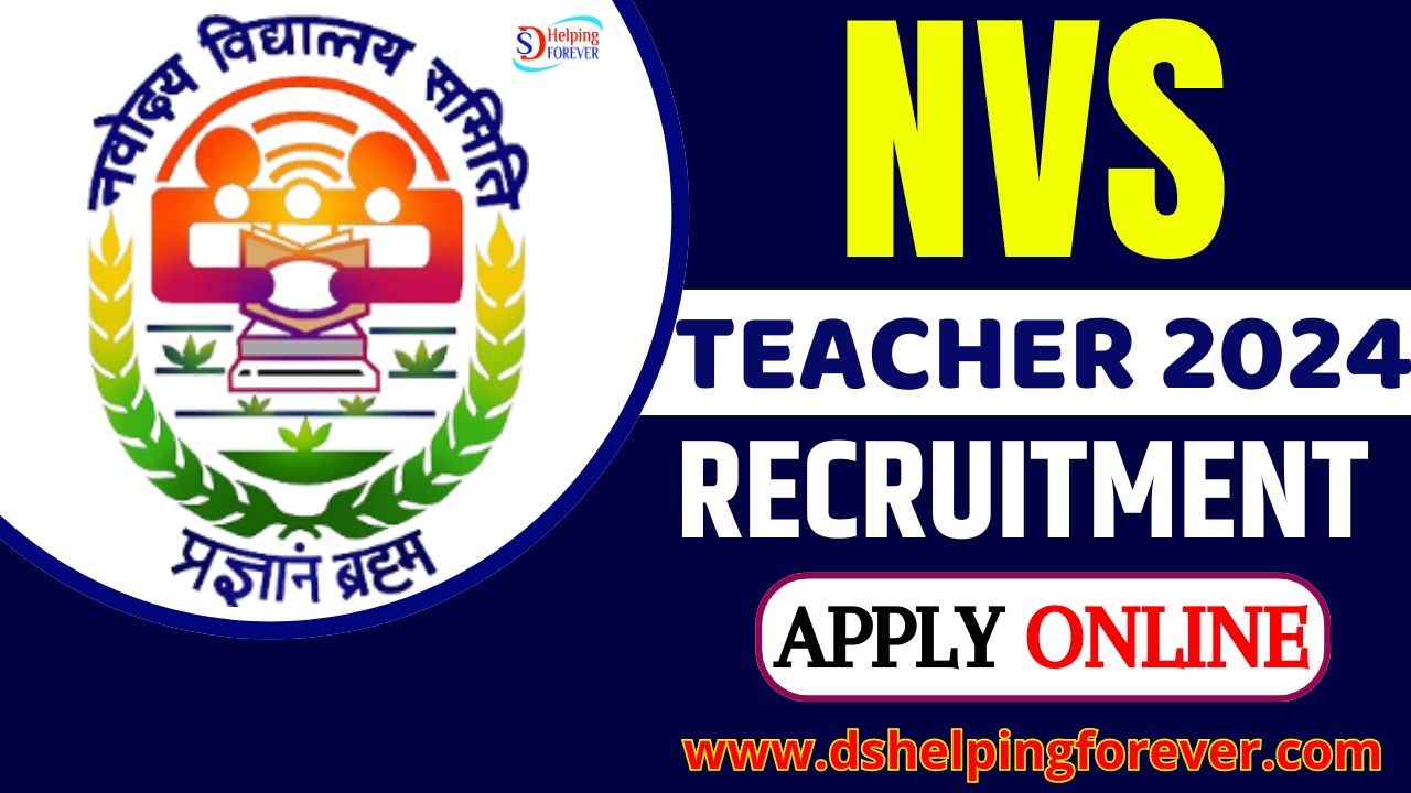 Navodaya Vidyalaya Teachers Recruitment 2024