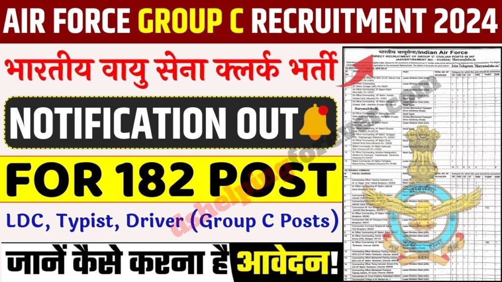 Air Force Group C Recruitment 2024