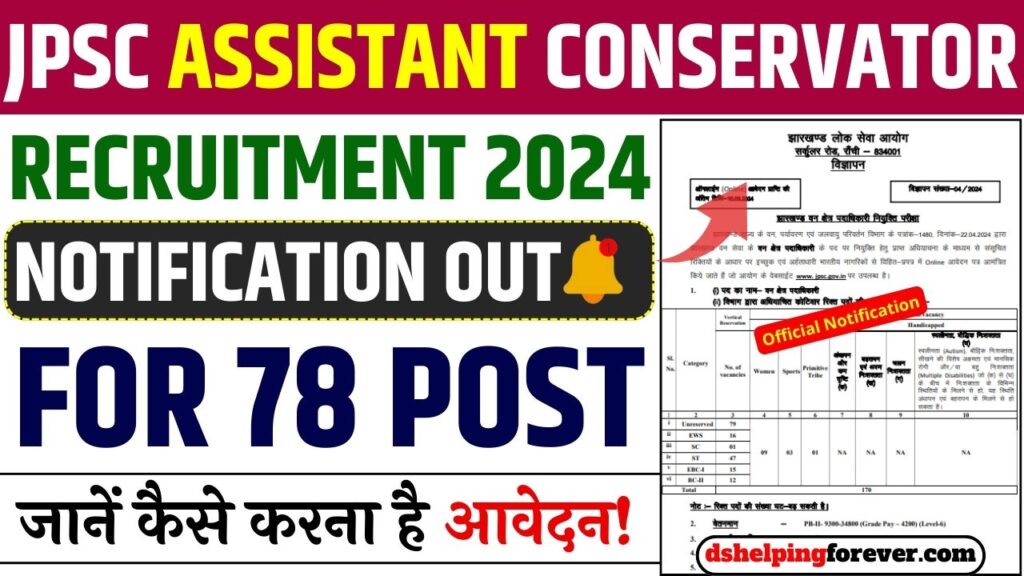 JPSC ACF Recruitment 2024