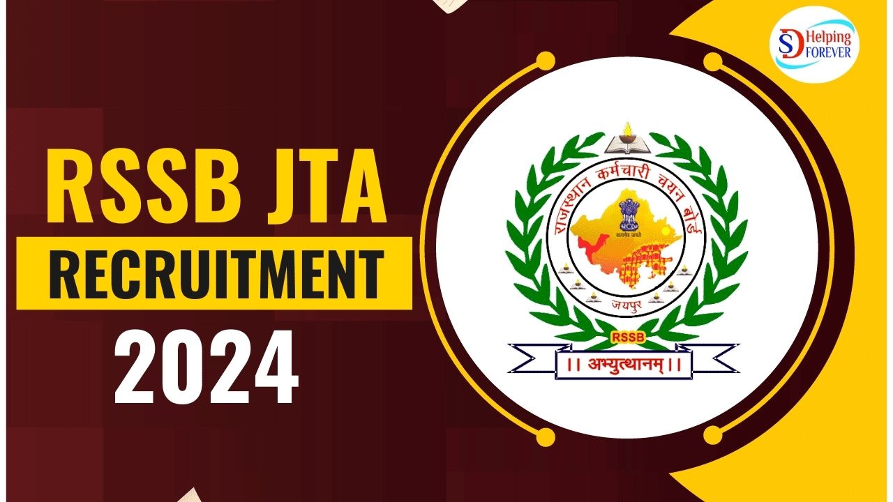 RSMSSB JTA and Account Assistant Recruitment 2025