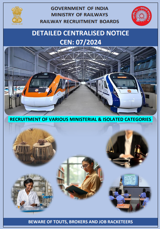 RRB Ministerial and Isolated Categories Recruitment 2025